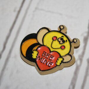 🐝 Vintage Plastic “BEE MINE” Hallmark Brooch · 1.75"